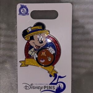 Disney 25th Anniversary Mickey Mouse trading 
Pin